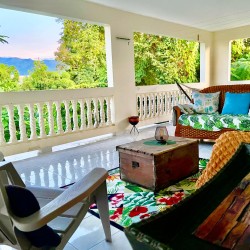 Casa Bonjour - Luxurious 4-Bedroom Vacation Rental Villa with Ocean & Mountain Views in Puerto Rico