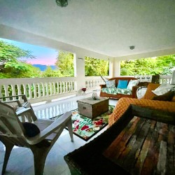 Casa Bonjour - Luxurious 4-Bedroom Vacation Rental Villa with Ocean & Mountain Views in Puerto Rico