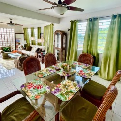 Casa Bonjour - Luxurious 4-Bedroom Vacation Rental Villa with Ocean & Mountain Views in Puerto Rico