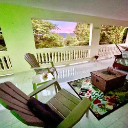 Casa Bonjour - Luxurious 4-Bedroom Vacation Rental Villa with Ocean & Mountain Views in Puerto Rico